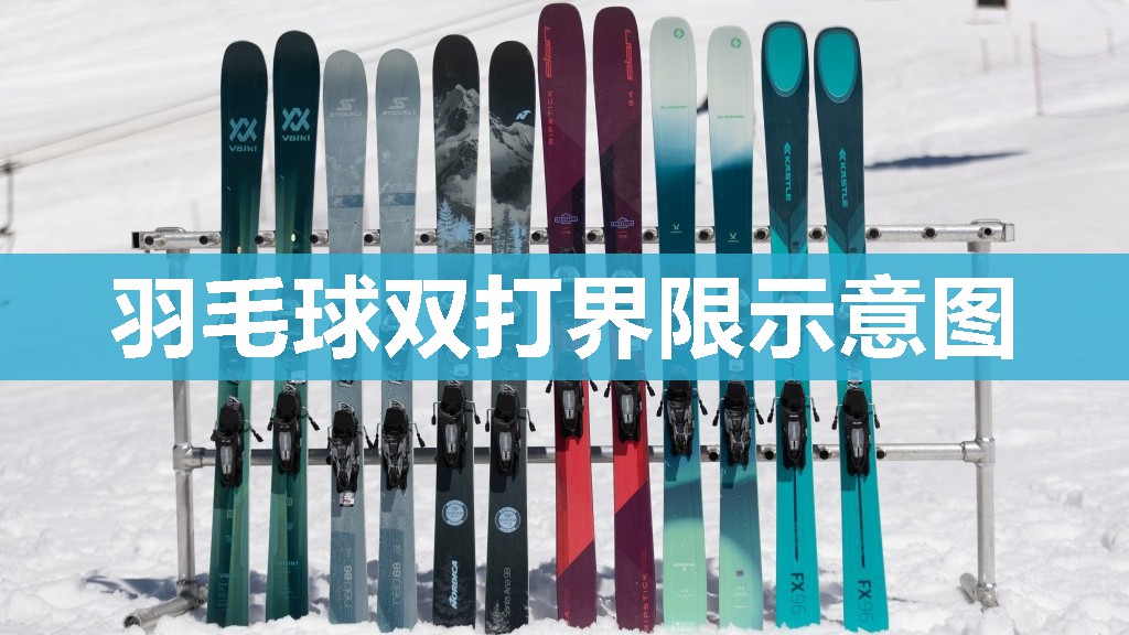 羽毛球双打界限示意图