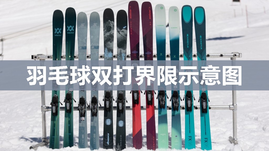 羽毛球双打界限示意图